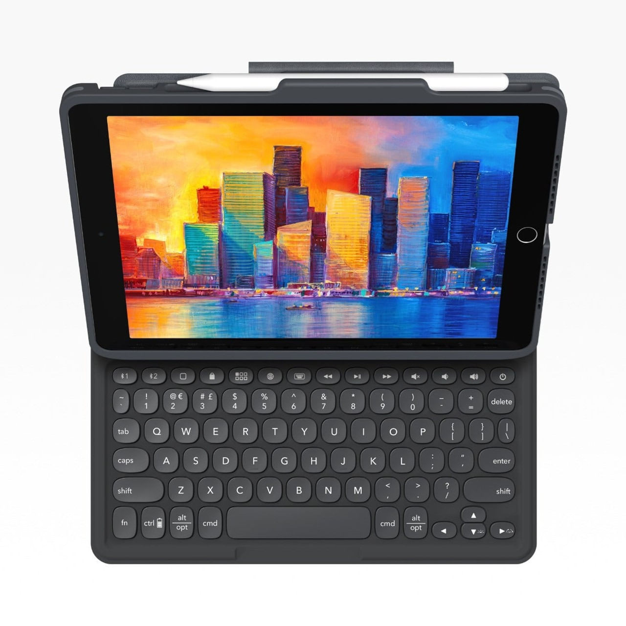 Imagen 2 del producto Case con teclado ZAGG Pro Keys Retroiluminado para iPad 10.2"" (7a, 8a y 9a Gen), negro