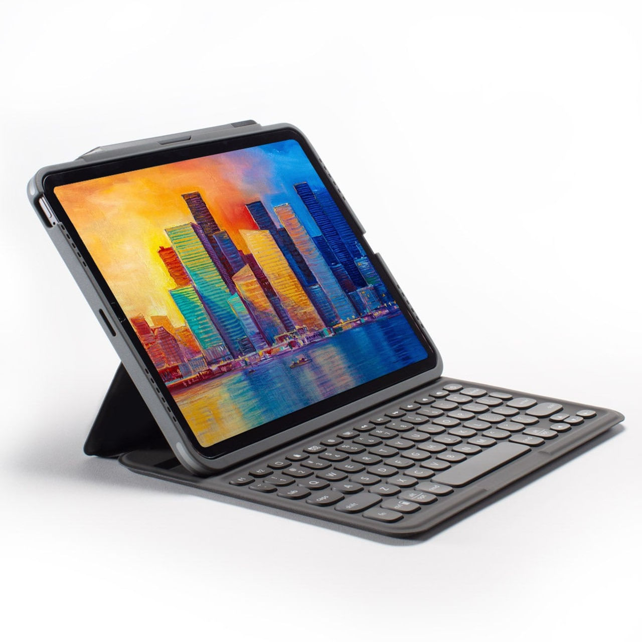 Teclado y case ZAGG Pro Keys Retroiluminado para iPad Pro 11'' (1a a 4a Gen) y iPad Air 11'' (M2), negro