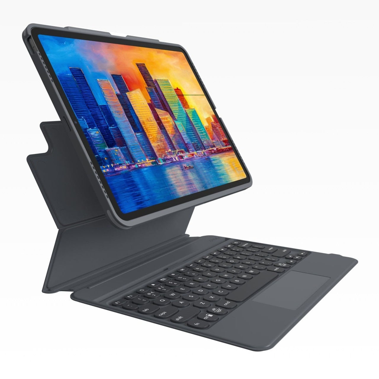 Imagen 2 del producto Teclado y case ZAGG Pro Keys con trackpad para iPad Pro 12.9'' (3a, 4a y 5a Gen) y iPad Air 13'' (M2), negro