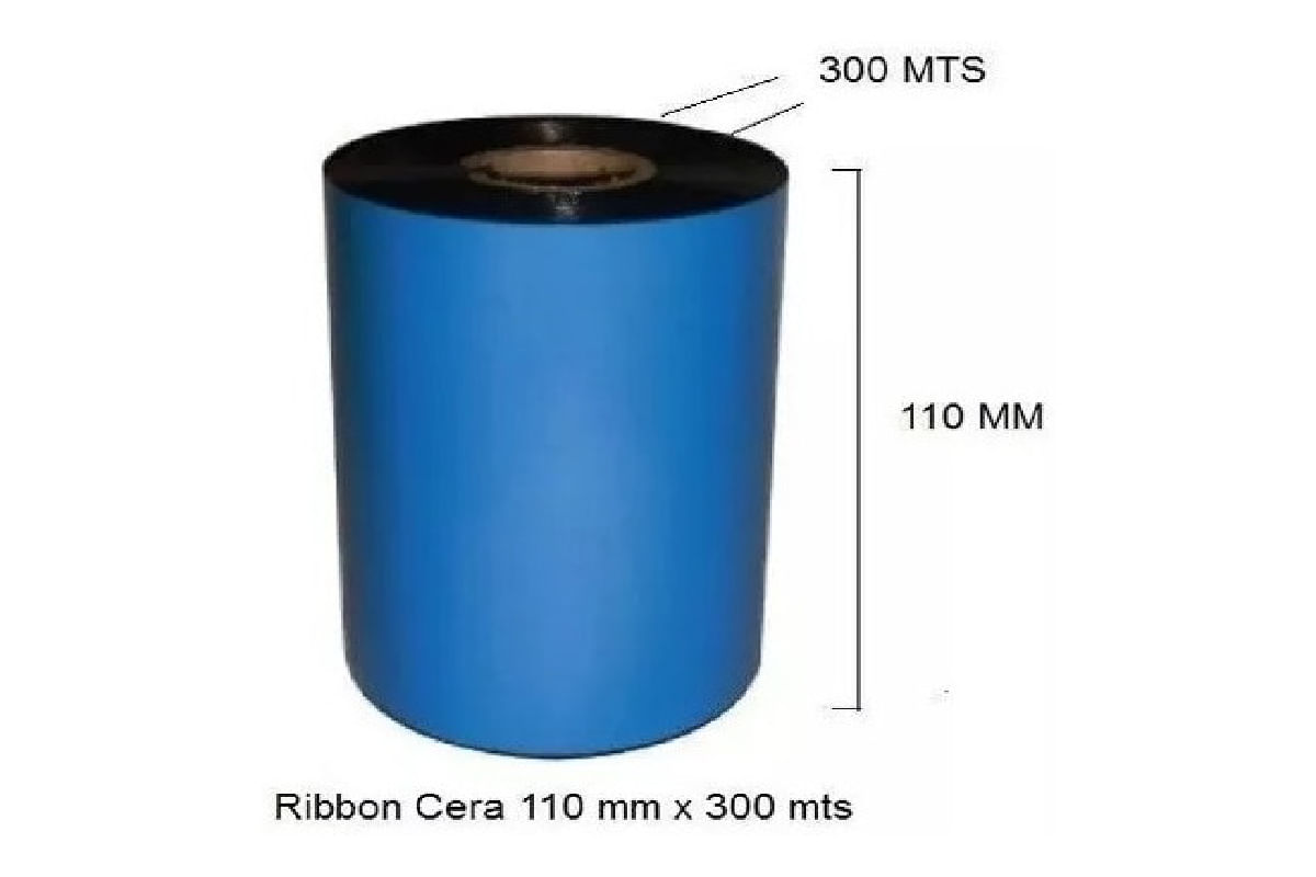 Imagen 2 del producto Cinta Ribbon Cera  110 x 300 mts