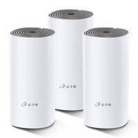 Reacondicionado: Sistema Wifi Mesh TP-Link Deco E4-3 Ac1200, doble banda, router y acces point, pack x 3
