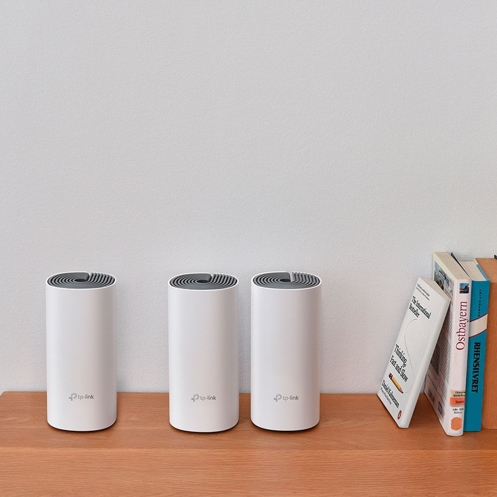 Imagen 2 del producto Reacondicionado: Sistema Wifi Mesh TP-Link Deco E4-3 Ac1200, doble banda, router y acces point, pack x 3