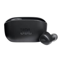 Reacondicionado: Audífonos bluetooth True Wireless JBL Wave 100 Deep Bass duración máx. 5 horas, control de música y llamadas, negro
