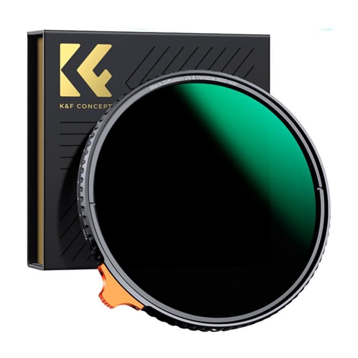 Filtro K&F Concept Black Mist 1/4+ND2-400 Serie Nano X 77mm KF01.2023