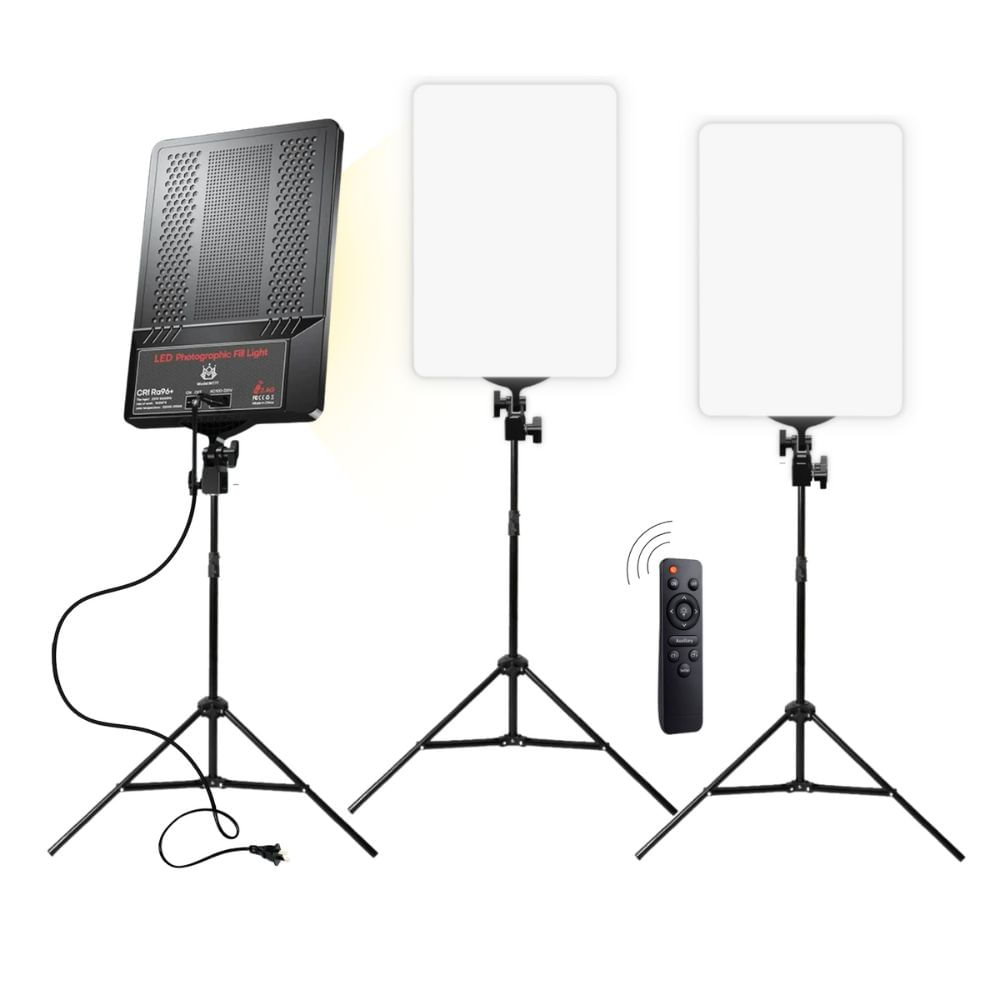 Panel LED Nexus Mobet M777 trío, negro