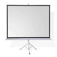 Pantalla Ecran Evox para proyector 100"" blanco mate, portátil con trípode ajustable
