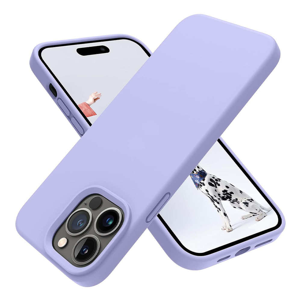 Imagen 2 del producto Case para iPhone 14 Pro max, amortiguador de choques, lila