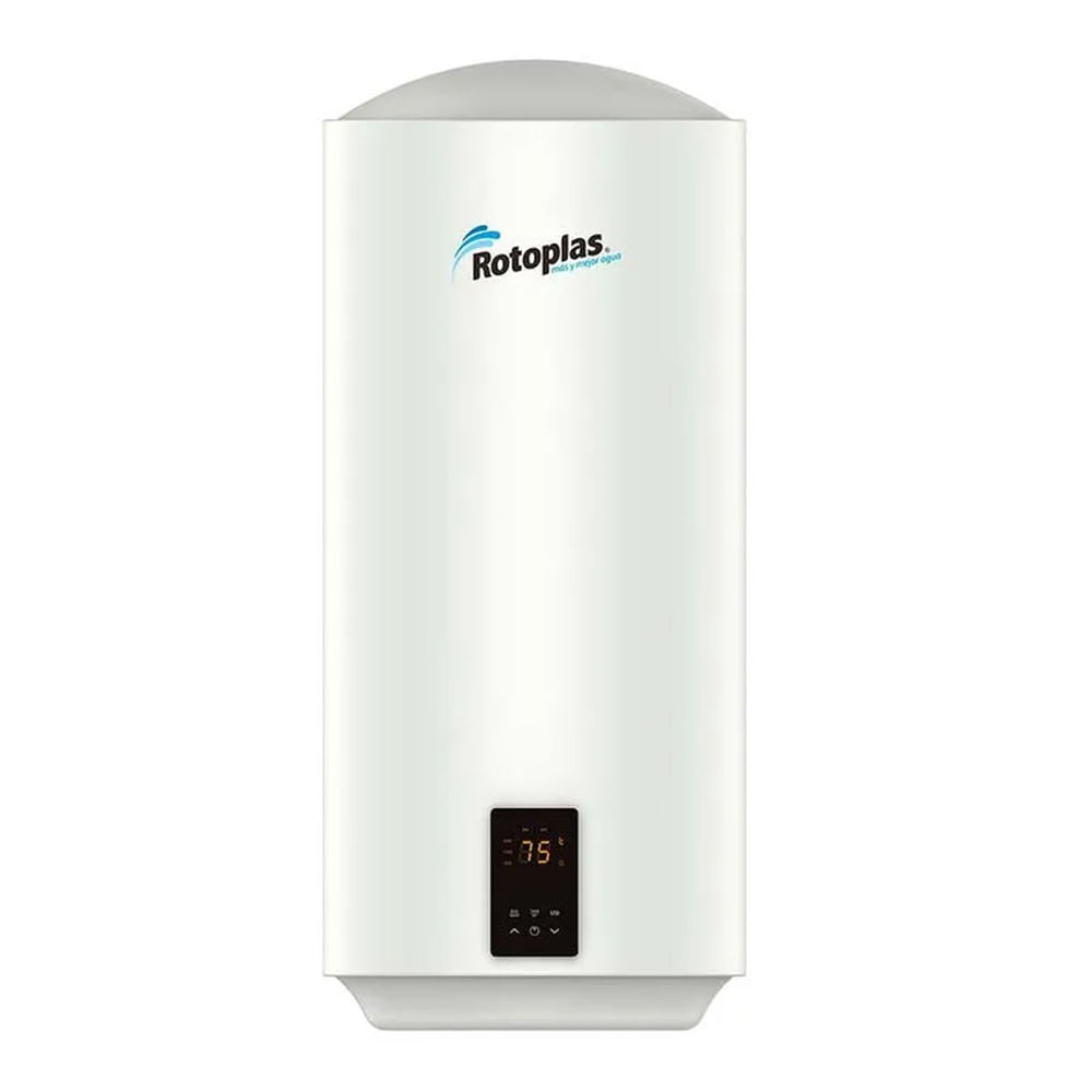 Terma de acumulación Rotoplas Ecosmart 1500 w, capacidad 80 litros, conexión wifi, blanco