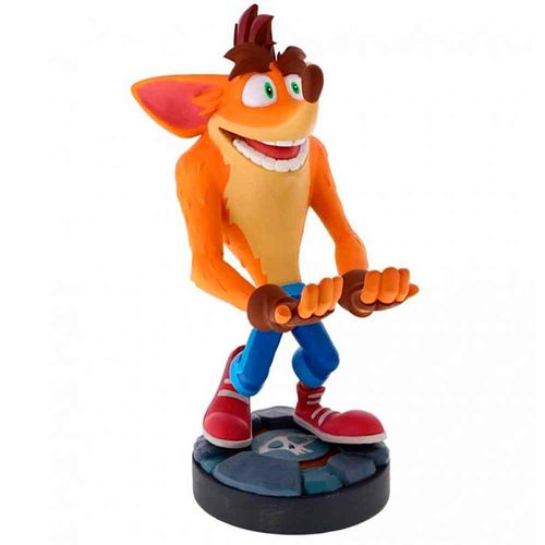 Soporte para mando figura Crash Bandicoot Cable Guys, 20cm