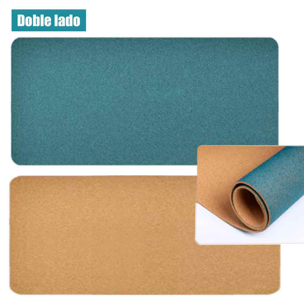 Imagen 2 del producto MousePad Impermeable Mouse Teclado Doble Cara 62x30cm Marrón/Verde