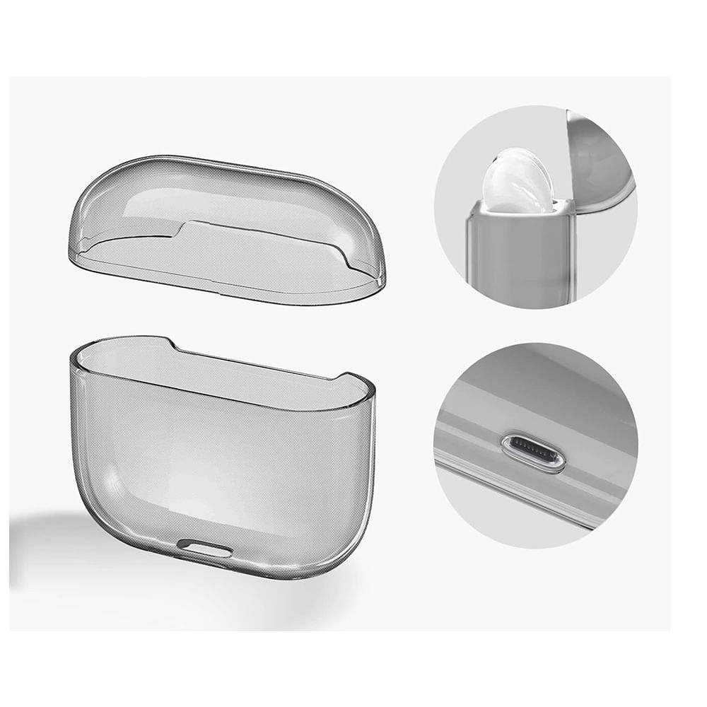 Imagen 2 del producto Case para Airpods 1ra y 2da generación negro