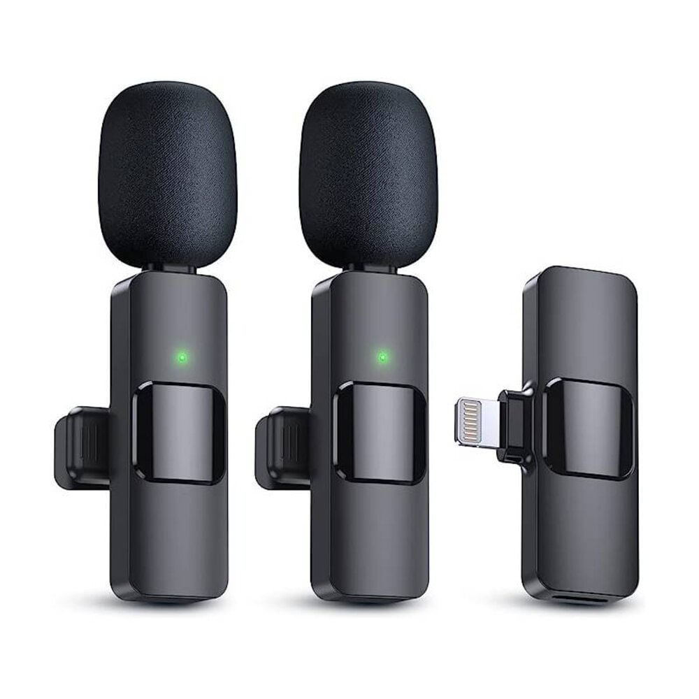Micrófono inalámbrico Lavalier K9 dual Iphone