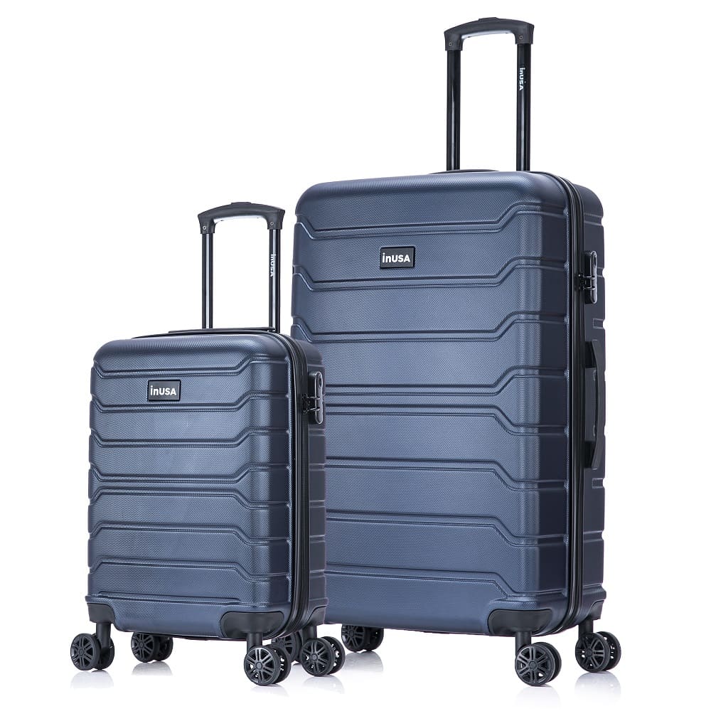 Imagen 1 del producto Combo: Maletas Inusa Trend 51 cm y 71 cm, ABS, 4 ruedas dobles, cerradura combinación