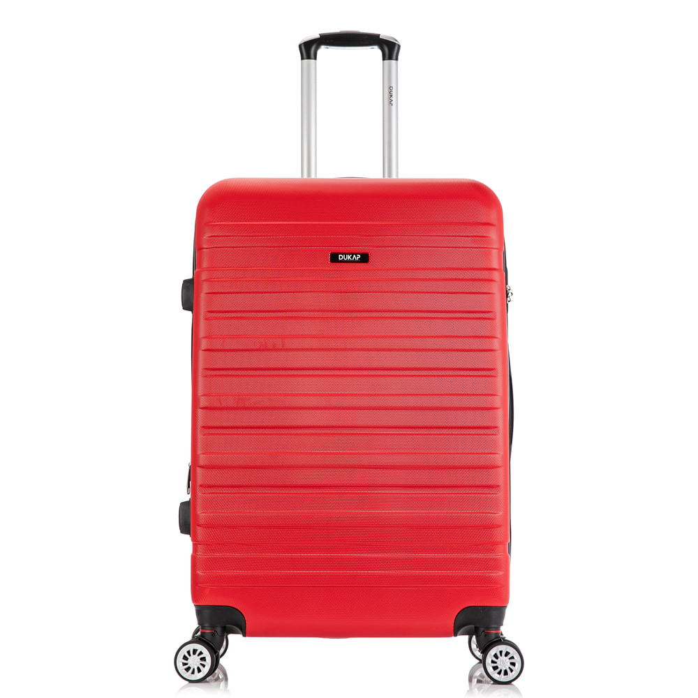 Maleta de bodega Dukap Liverpool, 8 ruedas, capacidad 23 kg, rojo