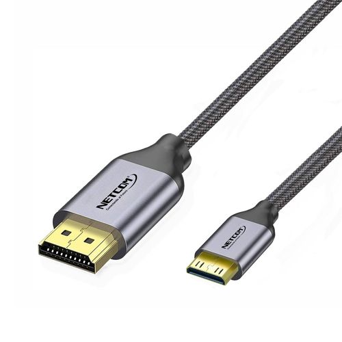 Cable Mini Hdmi a Hdmi 10 Metros NETCOM 2.0 4K 60 Hz ULTRA HD eARC