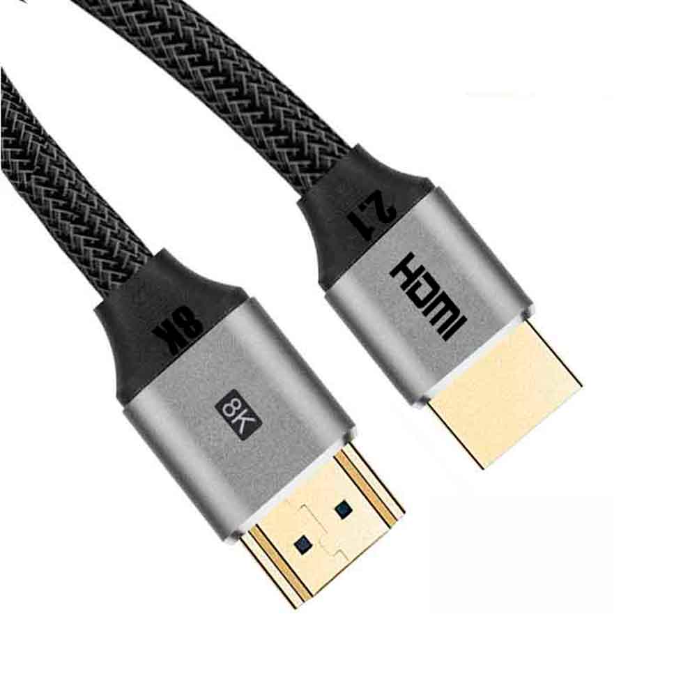 Imagen 1 del producto Cable HDMI 2.1 8K 60Hz - 4K 120Hz HDR 48Gbps 1.5m, PS5, PS4, Xbox, negro