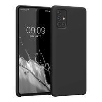 Case para Samsung A71, amortiguador de choques, protección de cámaras, negro
