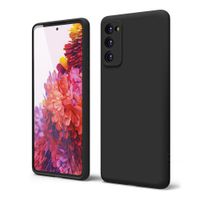 Case para Samsung Galaxy S20 FE, amortiguador de choques, protección de cámaras, negro