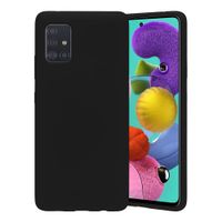 Case para Samsung A51, amortiguador de choques, protección de cámaras, negro