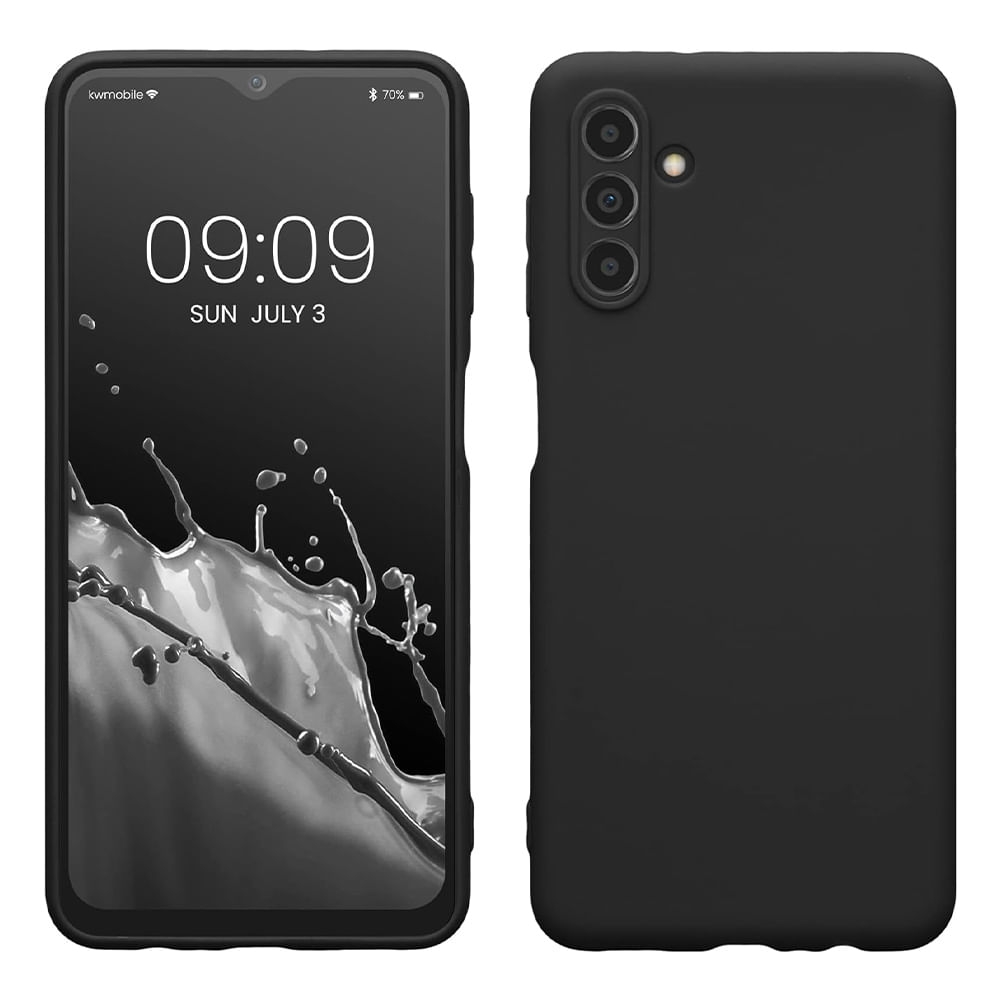 Imagen 2 del producto Case para Samsung A04S , amortiguador de choques, protección de cámaras, negro