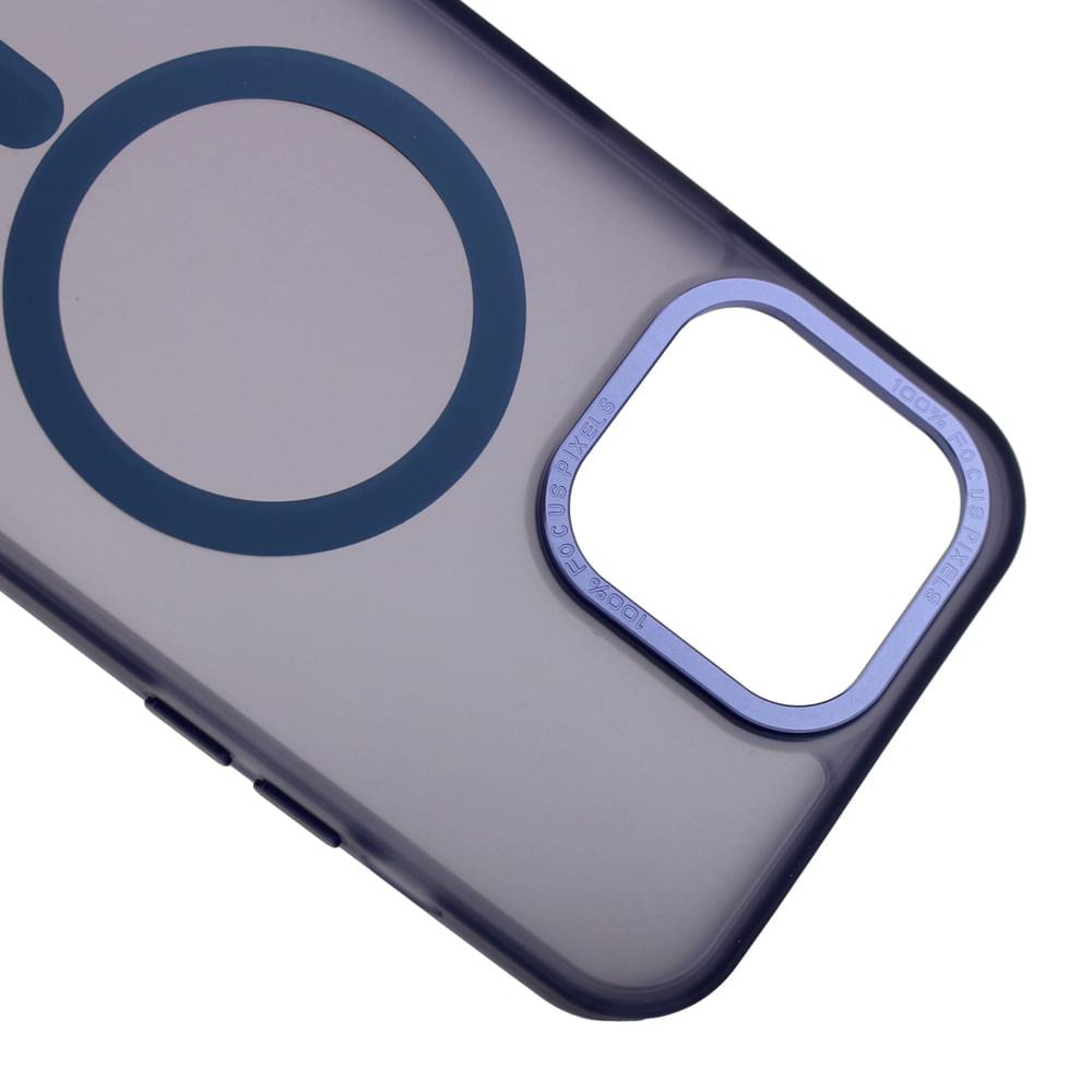 Imagen 2 del producto Case para iPhone 14 Pro Max con MagSafe para carga inalámbrica, para accesorios magnéticos, rígido, mate traslúcido azul