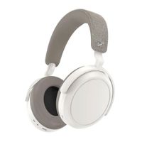 Audífonos con cancelación de ruido Sennheiser Momentum 4 micrófono incorporado, máx. 60 horas, control de música y llamadas, blanco