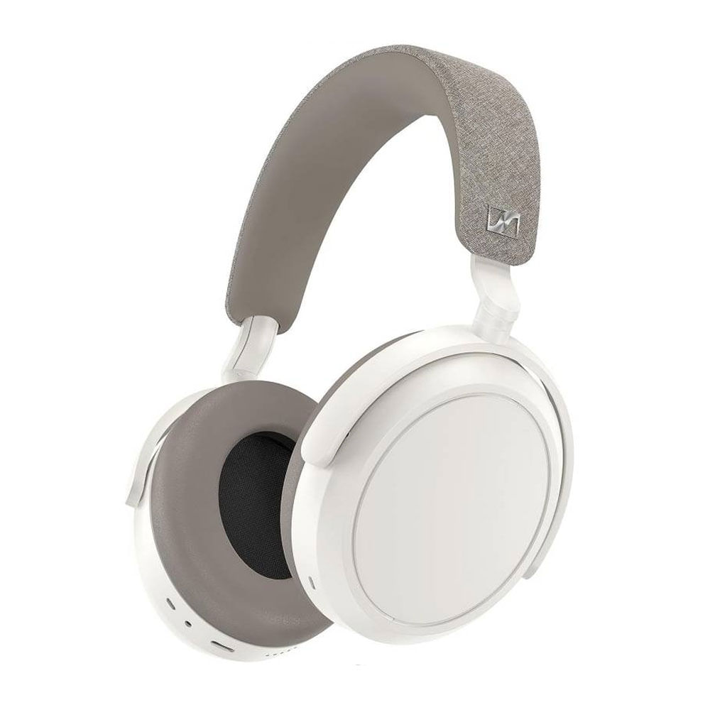 Audífonos con cancelación de ruido Sennheiser Momentum 4 micrófono incorporado, máx. 60 horas, control de música y llamadas, blanco