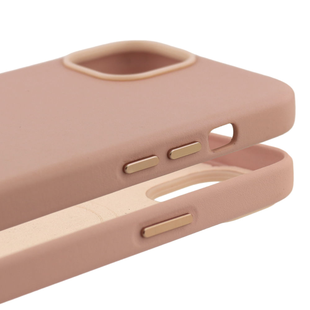 Imagen 2 del producto Case para iPhone 13 , piel sintética, con MagSafe para carga inalámbrica, para accesorios magnéticos, rosado