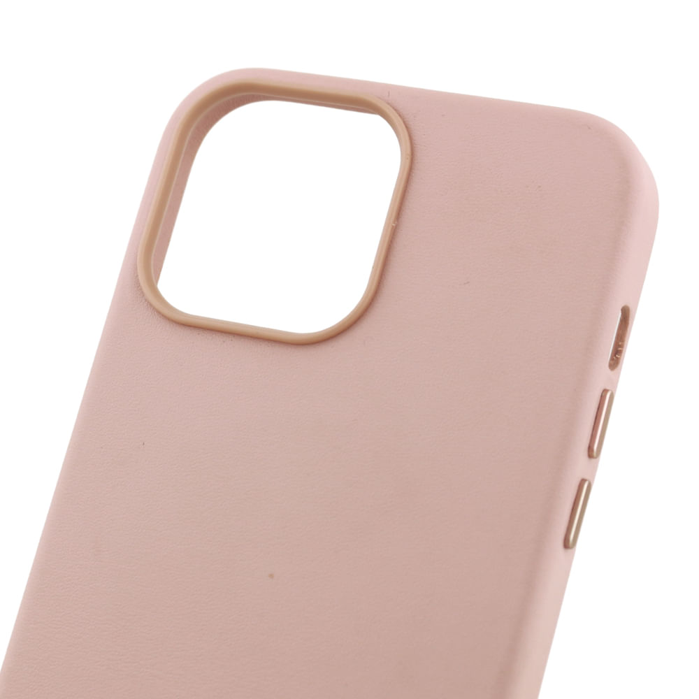 Imagen 2 del producto Case para iPhone 13 Pro Max, piel sintética, con MagSafe para carga inalámbrica, para accesorios magnéticos, rosado