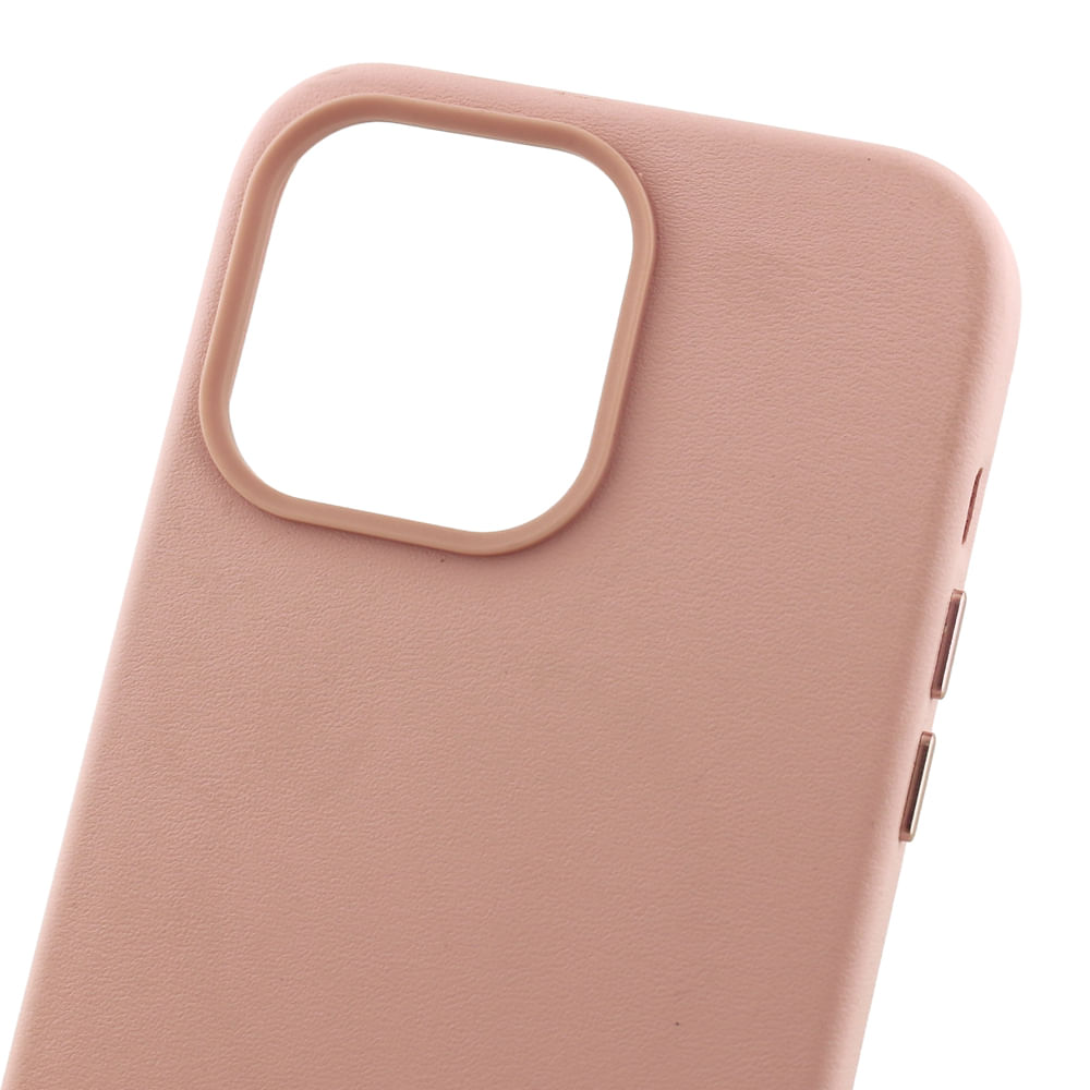 Imagen 2 del producto Case para iPhone 14 Pro Max, piel sintética, con MagSafe para carga inalámbrica, para accesorios magnéticos, rosado