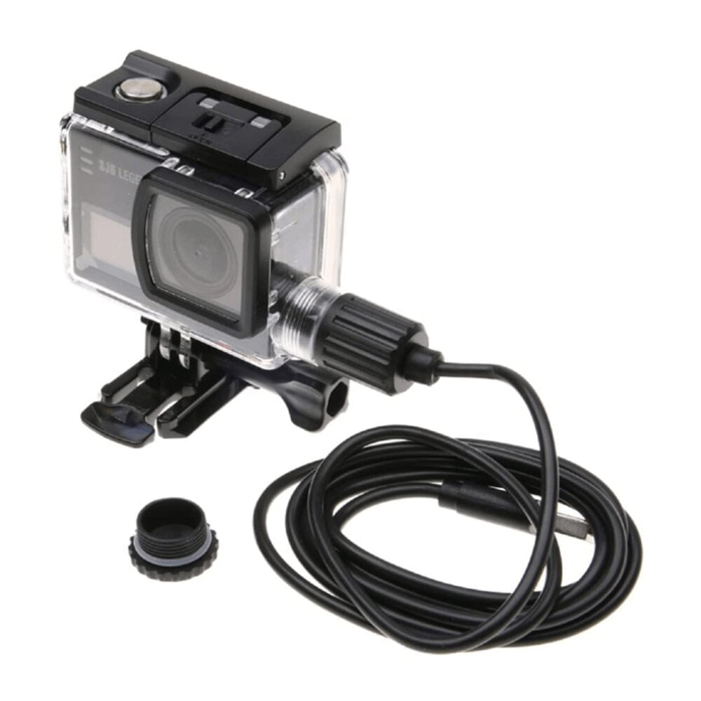 Imagen 2 del producto Carcasa SJCAM para cámaras SJ6 series para moto con salida de cable USB para cargador.