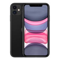Acondicionado: iPhone 11 64 GB, 4GB RAM, cámara trasera 12MP y frontal 12MP, 6.1"", negro