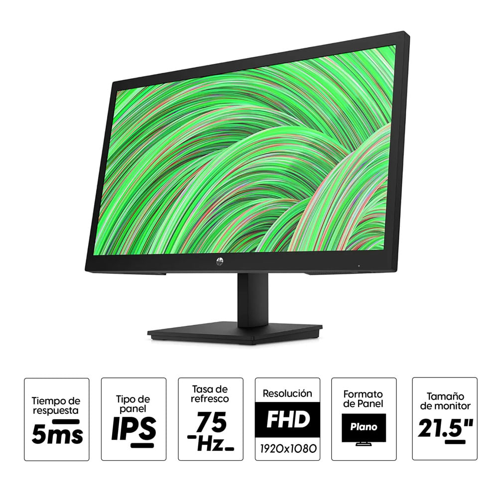 Imagen 2 del producto Monitor plano 21.5"" V22I G522, Panel IPS, FHD(1920x1080), 75Hz, 5ms