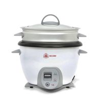 Olla arrocera Record Rec-Clobls100, 600 watts, capacidad 1.8 litros, 3 funciones, rojo