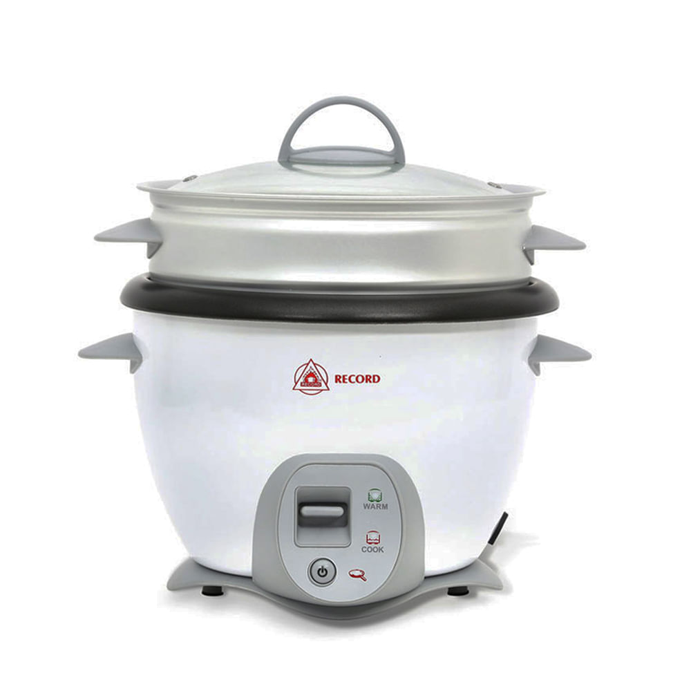 Olla arrocera Record Rec-Clobls100, 600 watts, capacidad 1.8 litros, 3 funciones, rojo