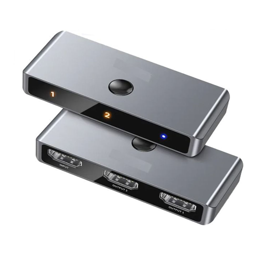 Switcher HDMI Bidireccional 4K 60Hz 2 en 1 PS5 PS4 Xbox TV