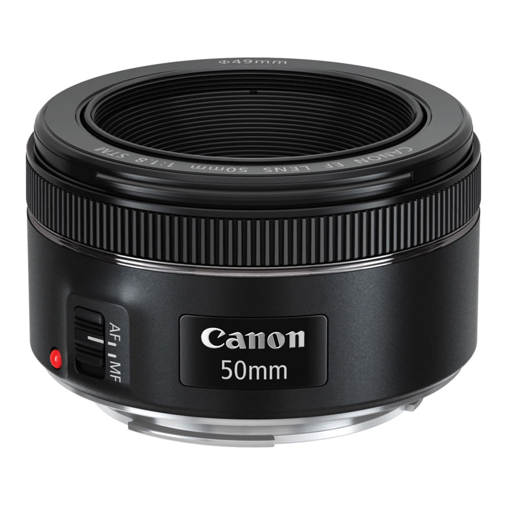 Imagen 1 del producto Lente Canon EF 50mm f/1.8 STM, apertura luminosa, ideal para retratos y fotografía creativa