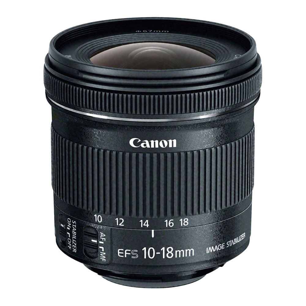 Lente Canon EF-S 10-18mm f/4.5-5.6 IS STM