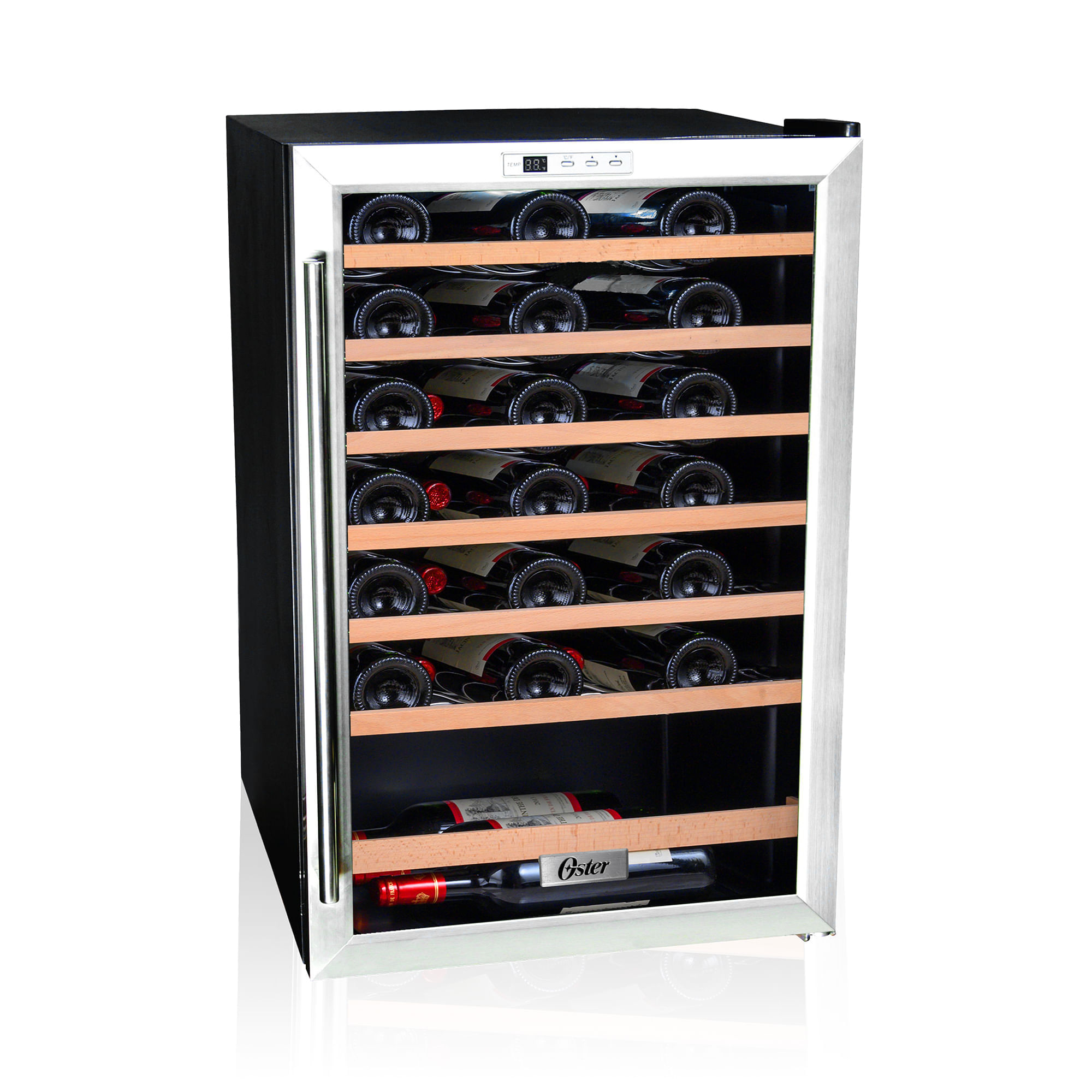 Imagen 2 del producto Vinera Oster OSPWCC48DB, capacidad 48 botellas, con control digital