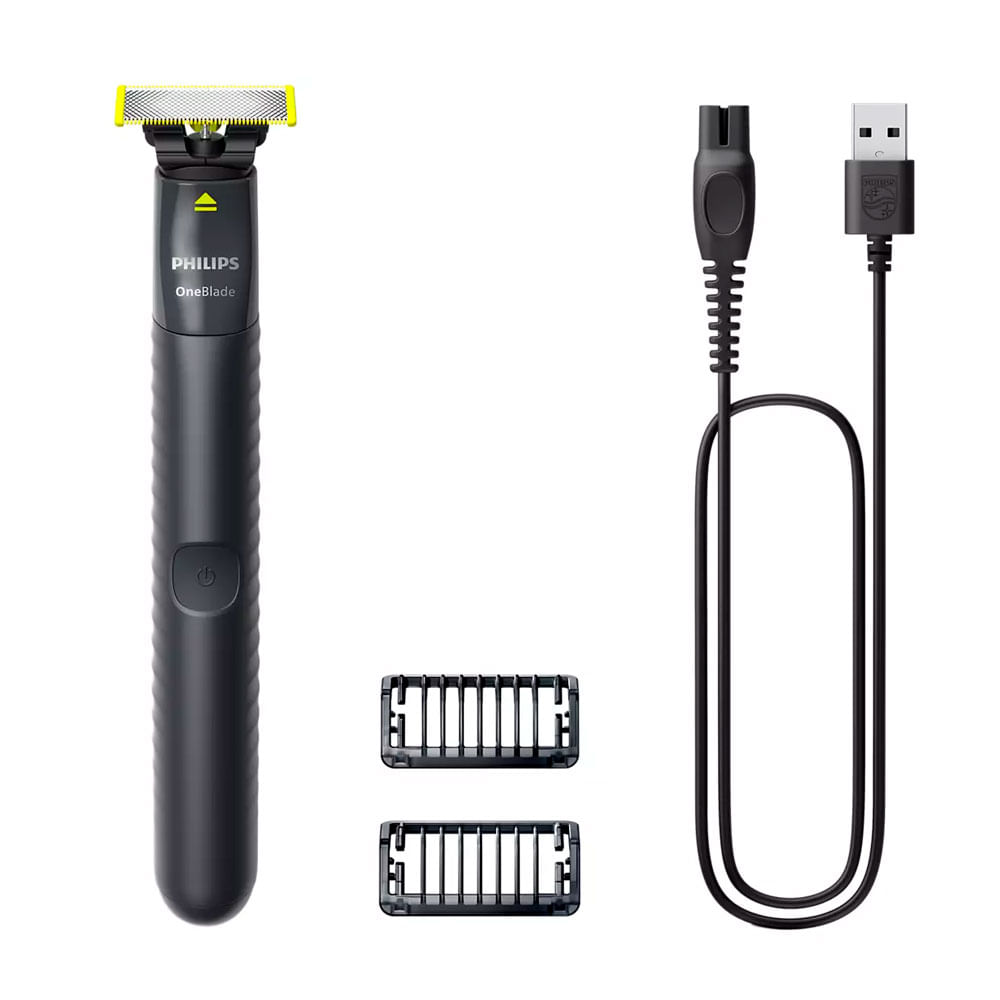 Afeitadora OneBlade Philips QP1424_10, 0.5 watts, duración 30 minutos, negro