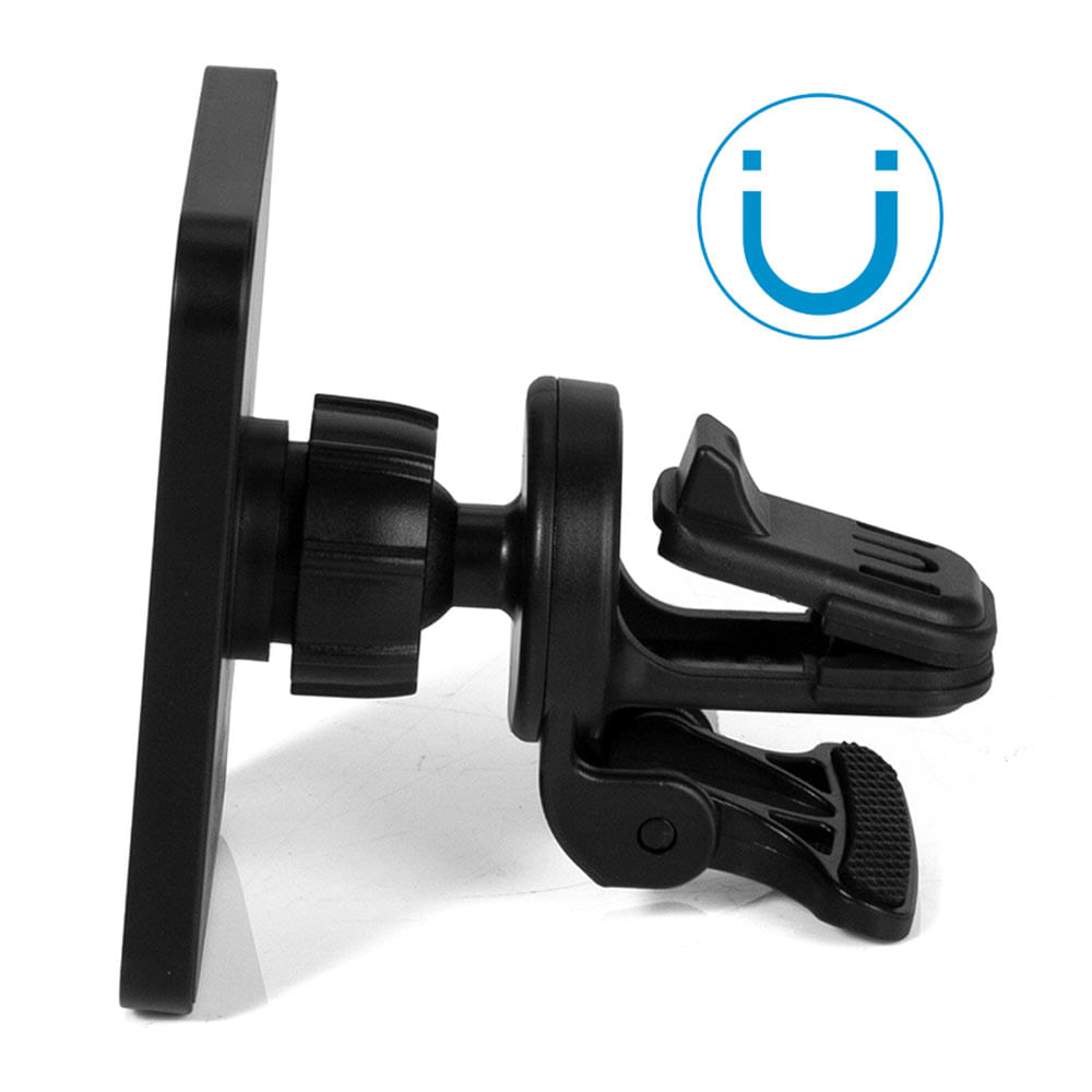 Imagen 2 del producto Cargador inalámbrico de auto iBox 15W, para iphone y apple watch, con soporte magnético, negro