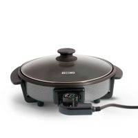 Sartén eléctrica Record REC-CLSENE101 1200w, temperatura máx 250°C, antiadherente, negro