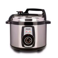 Olla a presión Philips HD2103-44 900w, capacidad 5 litros, control a perilla, plateado