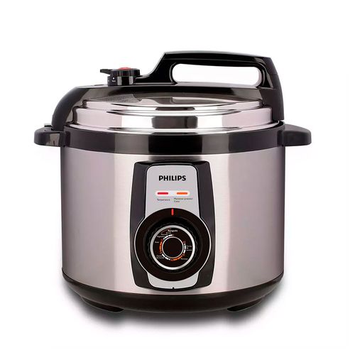 Olla a presión Philips HD2103-44 900w, capacidad 5 litros, control a perilla, plateado