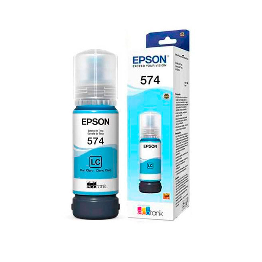 Imagen 1 del producto Botella de Tinta Epson 574 Cyan LITH T574520 70ml
