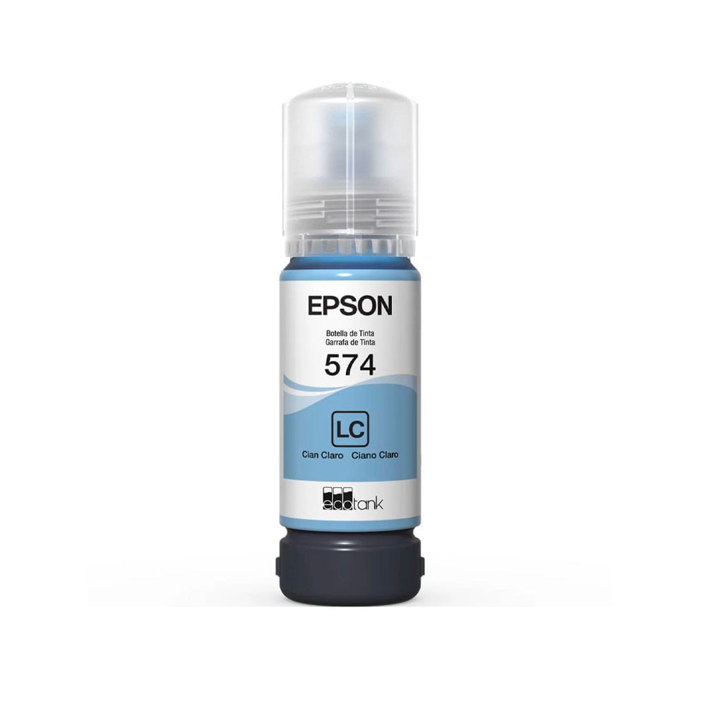 Imagen 2 del producto Botella de Tinta Epson 574 Cyan LITH T574520 70ml