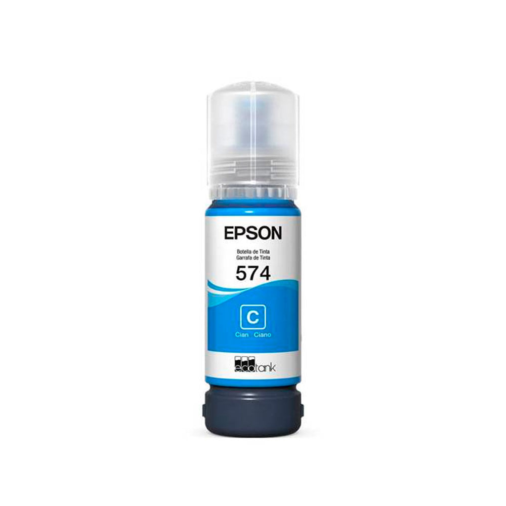 Imagen 2 del producto Botella de Tinta Epson 574 Cyan T574220 70ml