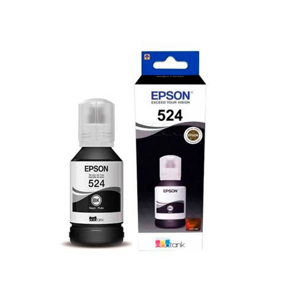 Imagen 2 del producto Botella de Tinta Epson 524 Negro T524120-AL, 127ml