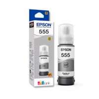 Botella de Tinta Epson 555 Gris fotografía T555520, 70ml