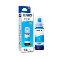 Botella de Tinta Epson 555 Cyan T555220-AL, 70ml